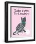 Take Time to Unwind-Cat is Good-Framed Art Print