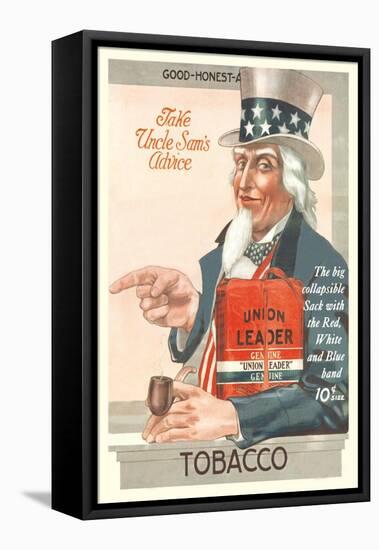 Take Uncle Sam's Advice, Union Leader Tobacco-null-Framed Stretched Canvas