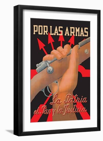 Take up Arms for Country, Food, and Justice-J. Cabanas-Framed Art Print