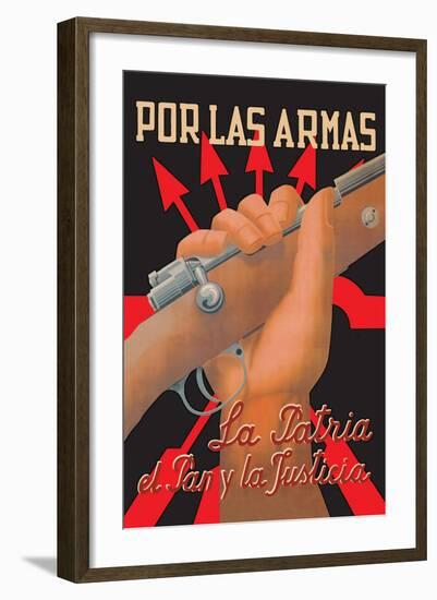 Take up Arms for Country, Food, and Justice-J. Cabanas-Framed Art Print