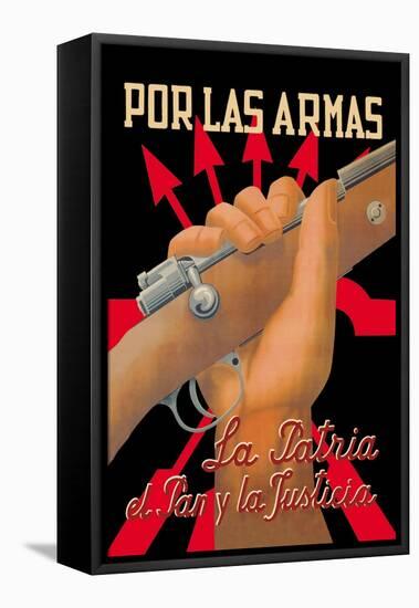 Take up Arms for Country, Food, and Justice-J. Cabanas-Framed Stretched Canvas