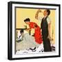 "Take Your Medicine", September 23, 1950-George Hughes-Framed Giclee Print