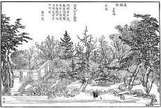 Cha-Na-Yu, Garden in Kioto, 1886-Takehara Shunchosai-Framed Giclee Print