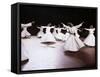 Taken at the Royal Albert Hall, London, the Whirling Dervishes of Konya, Turkey, Eurasia-Adam Woolfitt-Framed Stretched Canvas