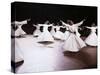 Taken at the Royal Albert Hall, London, the Whirling Dervishes of Konya, Turkey, Eurasia-Adam Woolfitt-Stretched Canvas