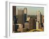 Taken from Mt. Washington, Skyline and the Three Rivers, Pittsburgh, Pennsylvania, Usa-Bill Bachmann-Framed Photographic Print