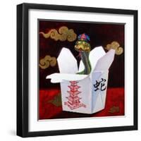 Takeout with a Twist-Lucia Heffernan-Framed Art Print