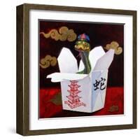 Takeout with a Twist-Lucia Heffernan-Framed Art Print