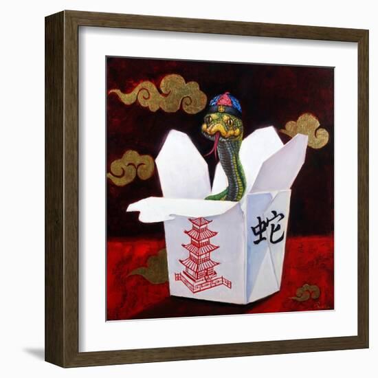 Takeout with a Twist-Lucia Heffernan-Framed Art Print