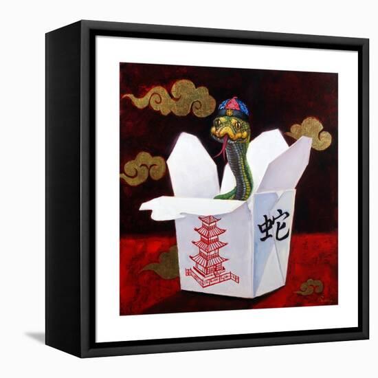 Takeout with a Twist-Lucia Heffernan-Framed Stretched Canvas
