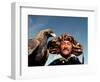 Takhuu Head Eagle Man, Altai Sum, Golden Eagle Festival, Mongolia-Amos Nachoum-Framed Photographic Print