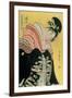 Takigawa from the Tea-House, Ogi-Kitagawa Utamaro-Framed Giclee Print