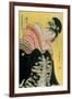 Takigawa from the Tea-House, Ogi-Kitagawa Utamaro-Framed Giclee Print