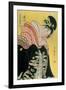 Takigawa from the Tea-House, Ogi-Kitagawa Utamaro-Framed Giclee Print