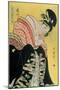 Takigawa from the Tea-House, Ogi-Kitagawa Utamaro-Mounted Giclee Print
