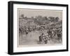 Taking a 4.7 Naval Gun into Action, Crossing a Ford Near Paardeberg-Frederic De Haenen-Framed Giclee Print