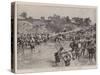 Taking a 4.7 Naval Gun into Action, Crossing a Ford Near Paardeberg-Frederic De Haenen-Stretched Canvas