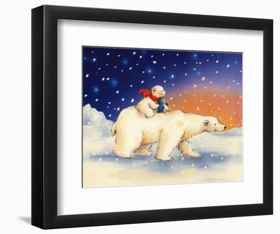 Taking a Ride-Makiko-Framed Art Print