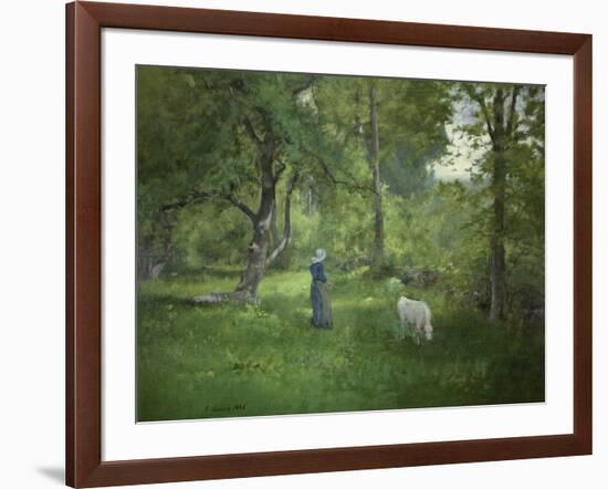 Taking a Walk-George Inness-Framed Giclee Print