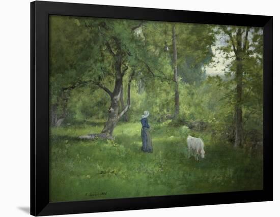 Taking a Walk-George Inness-Framed Giclee Print