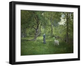 Taking a Walk-George Inness-Framed Giclee Print