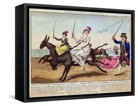 Taking an Airing at Brighton, 1805-null-Framed Stretched Canvas