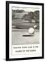 Taking Dead Aim is the Name of the Game, Golf-null-Framed Art Print