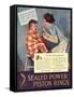 Taking Giving Medicine Sealed Piston Rings Medical, USA, 1938-null-Framed Stretched Canvas