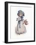 Taking in the roses' by Kate Greenaway-Kate Greenaway-Framed Giclee Print