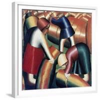 Taking in the Rye, 1911-12-Kasimir Malevich-Framed Giclee Print