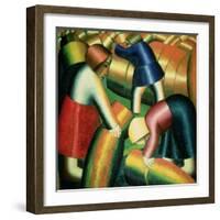 Taking in the Rye, 1912-Kasimir Malevich-Framed Giclee Print