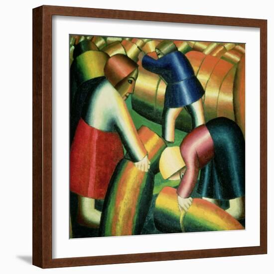 Taking in the Rye, 1912-Kasimir Malevich-Framed Giclee Print