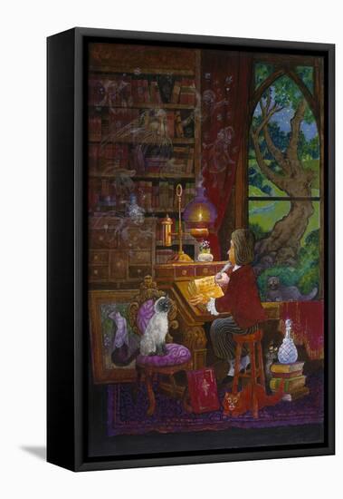 Taking Notes-Bill Bell-Framed Stretched Canvas