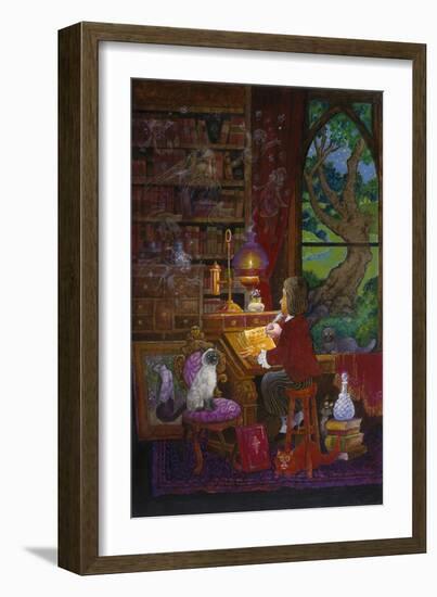 Taking Notes-Bill Bell-Framed Giclee Print