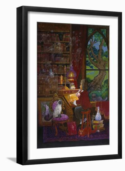 Taking Notes-Bill Bell-Framed Giclee Print