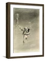 Taking Observations in a Blizzard-Edward Adrian Wilson-Framed Giclee Print