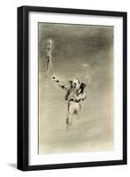 Taking Observations in a Blizzard-Edward Adrian Wilson-Framed Giclee Print