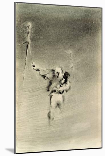 Taking Observations in a Blizzard-Edward Adrian Wilson-Mounted Giclee Print