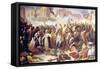 Taking of Jerusalem by the Crusaders, 15th July 1099, 1847-Emile Signol-Framed Stretched Canvas