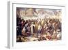 Taking of Jerusalem by the Crusaders, 15th July 1099, 1847-Emile Signol-Framed Giclee Print