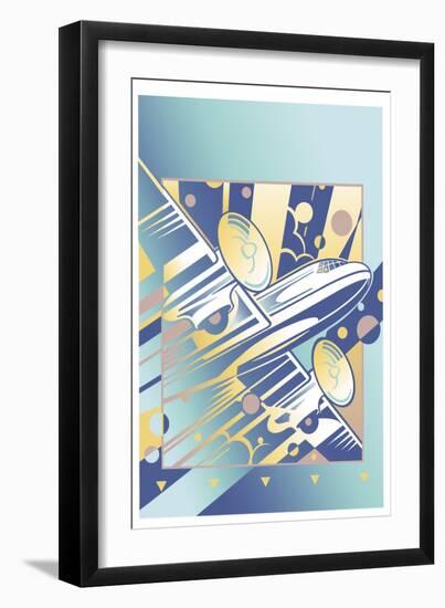 Taking Off Blue-David Chestnutt-Framed Giclee Print