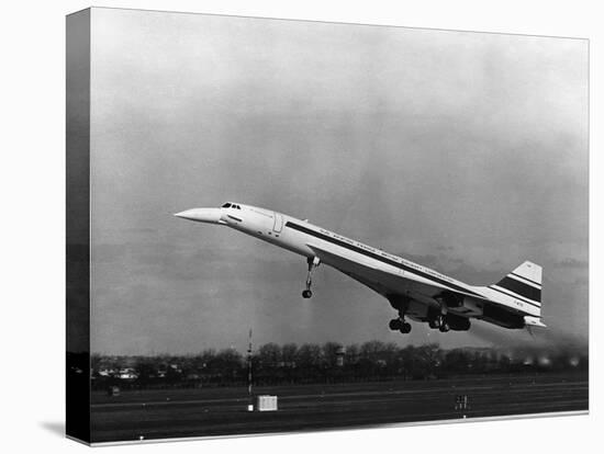 Taking Off for the First Time at 3.30 P.M. Is Concorde 001-null-Stretched Canvas