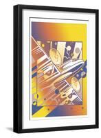 Taking Off Yellow-David Chestnutt-Framed Giclee Print