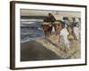 Taking Out the Boat-Joaquín Sorolla y Bastida-Framed Giclee Print