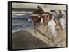 Taking Out the Boat-Joaquín Sorolla y Bastida-Framed Stretched Canvas