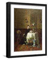 Taking Tea-David Noter-Framed Giclee Print