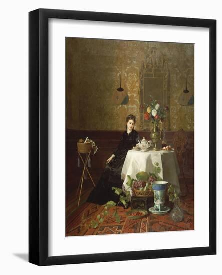 Taking Tea-David Noter-Framed Giclee Print