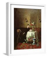 Taking Tea-David Emil Joseph de Noter-Framed Giclee Print