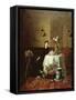 Taking Tea-David Emil Joseph de Noter-Framed Stretched Canvas
