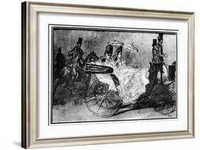 'Taking the Air', 19th century, (1930). Artist: Constantin Guys-Constantin Guys-Framed Giclee Print